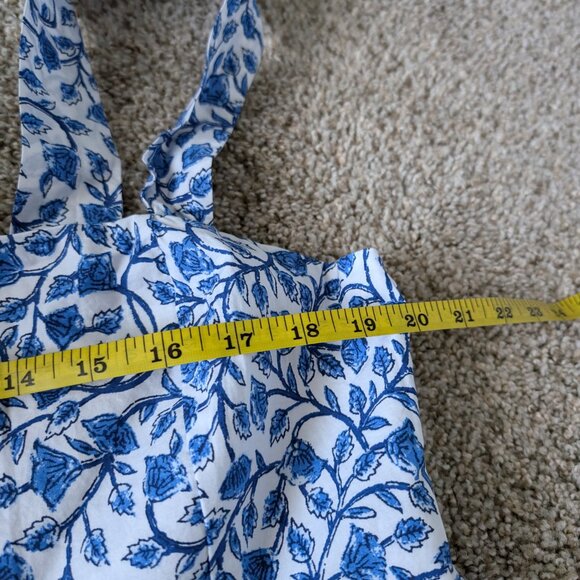 NWT J Crew Dress square neck banana block print 18T (18 Tall) - Picture 7 of 12